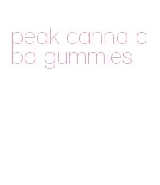 peak canna cbd gummies