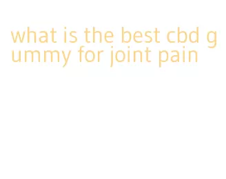 what is the best cbd gummy for joint pain