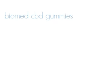 biomed cbd gummies