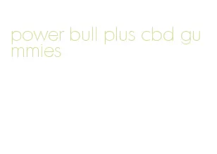 power bull plus cbd gummies