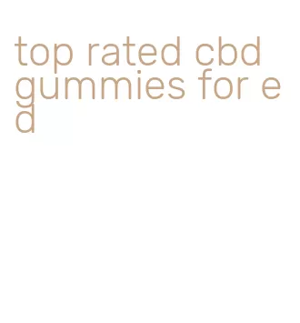 top rated cbd gummies for ed