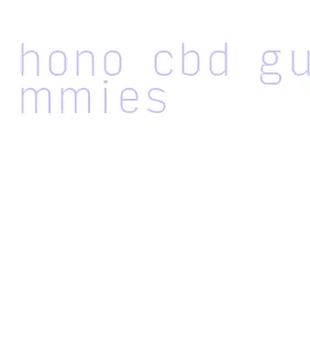 hono cbd gummies