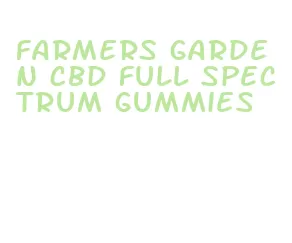 farmers garden cbd full spectrum gummies