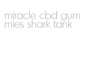 miracle cbd gummies shark tank