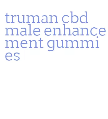 truman cbd male enhancement gummies