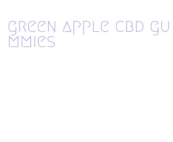 green apple cbd gummies