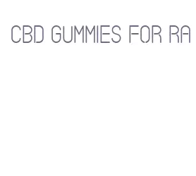 cbd gummies for ra