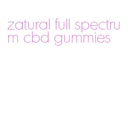 zatural full spectrum cbd gummies