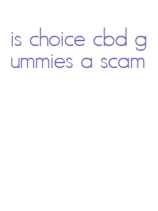 is choice cbd gummies a scam