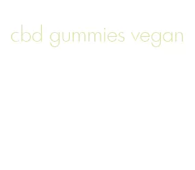 cbd gummies vegan