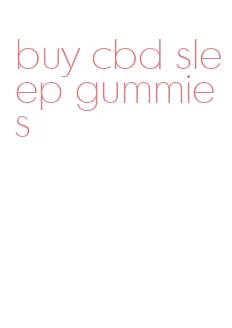 buy cbd sleep gummies