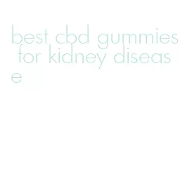 best cbd gummies for kidney disease