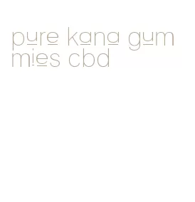 pure kana gummies cbd