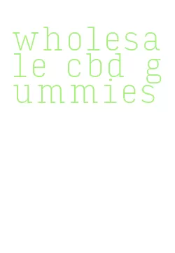 wholesale cbd gummies