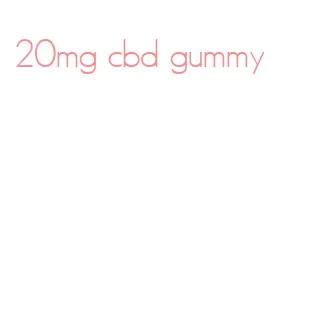 20mg cbd gummy