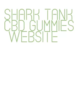 shark tank cbd gummies website