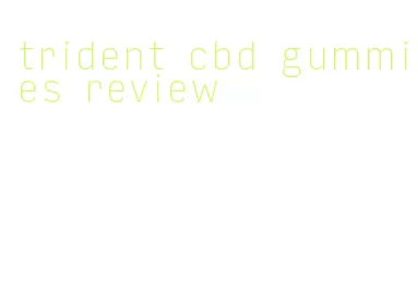 trident cbd gummies review