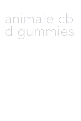 animale cbd gummies