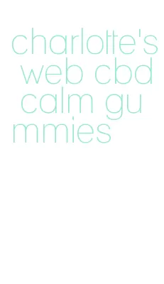 charlotte's web cbd calm gummies