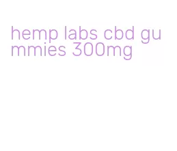 hemp labs cbd gummies 300mg