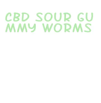 cbd sour gummy worms