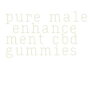 pure male enhancement cbd gummies