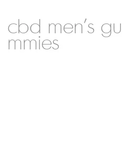 cbd men's gummies