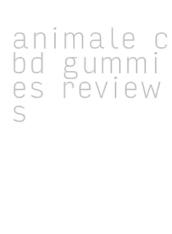 animale cbd gummies reviews