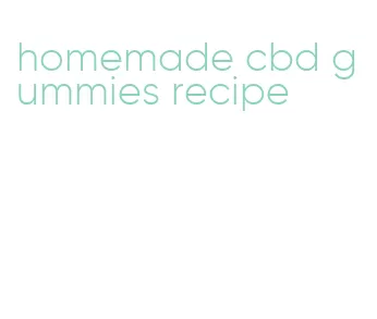 homemade cbd gummies recipe