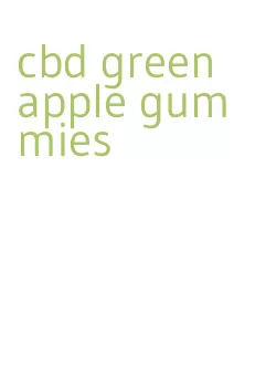 cbd green apple gummies