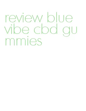 review blue vibe cbd gummies