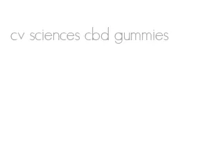 cv sciences cbd gummies