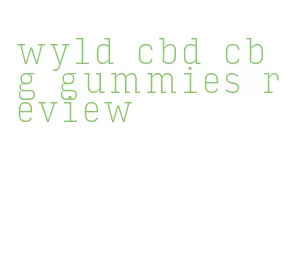 wyld cbd cbg gummies review