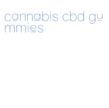 cannabis cbd gummies