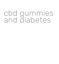 cbd gummies and diabetes