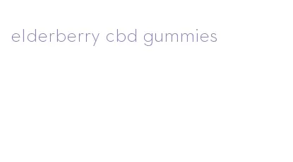 elderberry cbd gummies