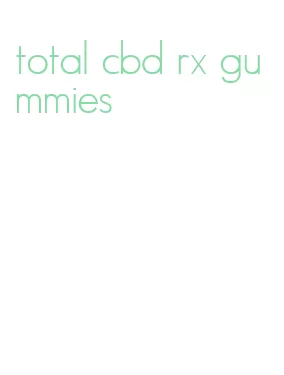 total cbd rx gummies