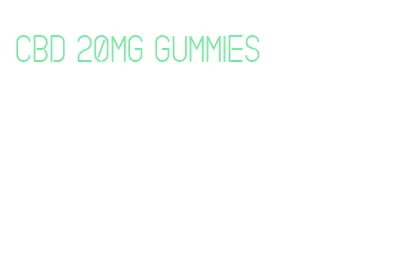 cbd 20mg gummies