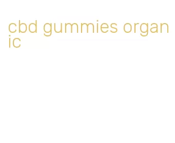 cbd gummies organic