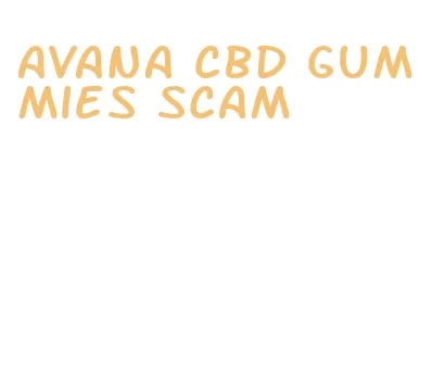 avana cbd gummies scam