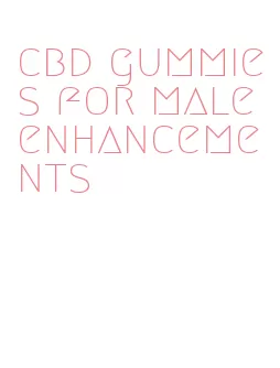 cbd gummies for male enhancements