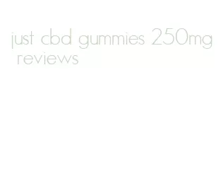 just cbd gummies 250mg reviews