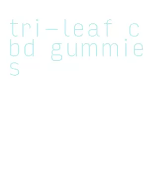 tri-leaf cbd gummies