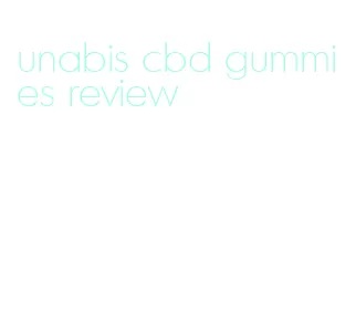 unabis cbd gummies review