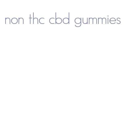 non thc cbd gummies