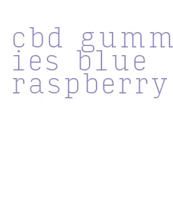 cbd gummies blue raspberry