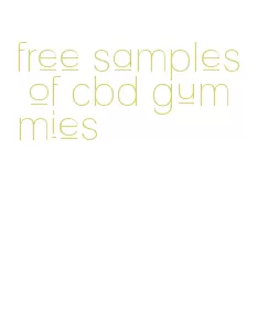 free samples of cbd gummies