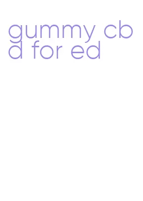 gummy cbd for ed