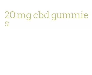 20 mg cbd gummies