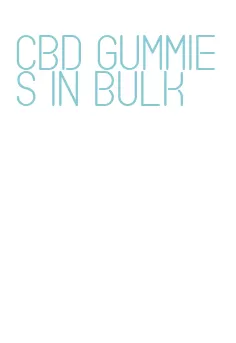 cbd gummies in bulk